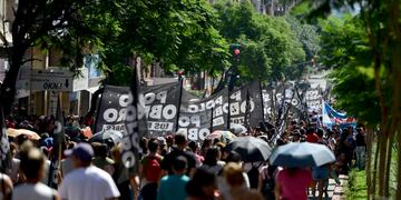 El Polo Obrero volverá a marchar este miércoles en todo el país. (José Gabriel Hernández / La Voz)