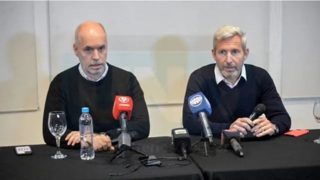 Larreta y Frigerio en Paraná.