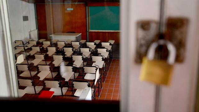 Conflicto Universitario. Postales de la jornada de paro en la UNC, Córdoba. (Nicolás Bravo / La Voz)
