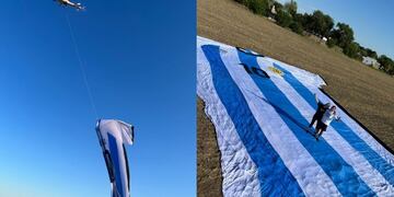 Talleristas, trabajadores y bomberos voluntarios están detrás de la descomunal creación.