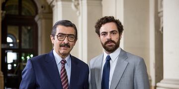 Película Argentina 1985 con el protagonismo de Ricardo Darín y Juan Pedro Lanzani. Foto Prensa Argentina 1985