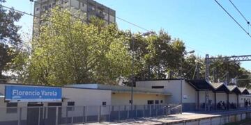 La estación de tren de Florencio Varela, donde se dirigía la madre con su hija antes de ser apuñalada.