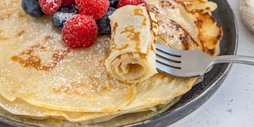 La receta para hacer panqueques proteicos con solo 3 ingredientes.