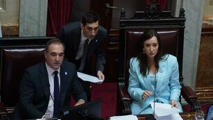 La vicepresidenta Victoria Villarruel comparte el rechazo a las PASO (Foto: Clarín)