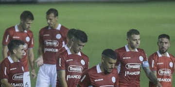 El plantel Celeste tendrá numerosas bajas el domingo ante Nueva Chicago (Federico López Claro / La Voz).