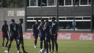 Tallers en su visita a Riestra por Copa de la Liga 2024. (La Voz).