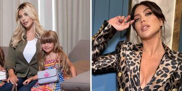 Cuesta casi 300mil pesos: este es el mini bolso animal print de Isabella, la hija de Wanda Nara.