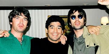 “Desnudó a los Oasis”: la increíble historia de la fiesta de Maradona a la que fueron Cristian Castro y los hermanos Gallagher
