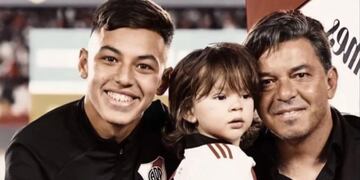 Matías, el segundo hijo que tuvo Marcelo Gallardo.