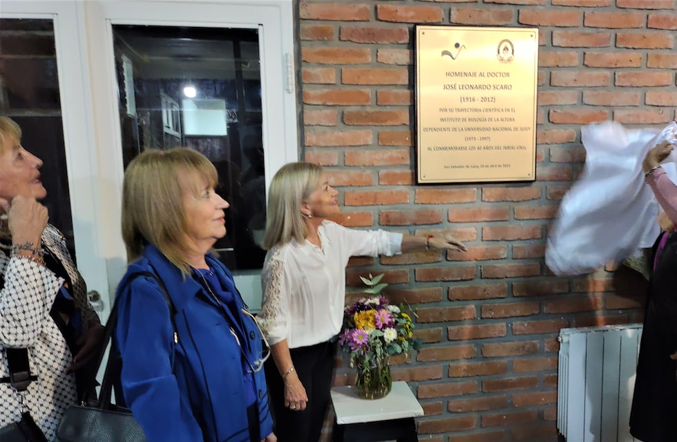 En un acto, recordaron al prestigioso científico jujeño José Leonardo Scaro