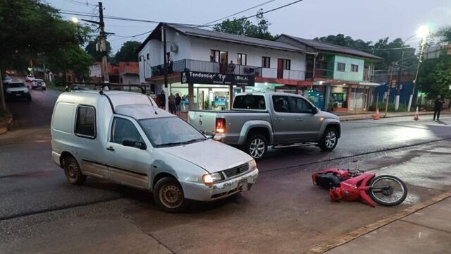 Motociclista de 18 años falleció tras un triple choque en Eldorado.