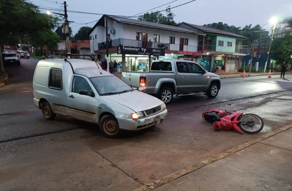 Motociclista de 18 años falleció tras un triple choque en Eldorado