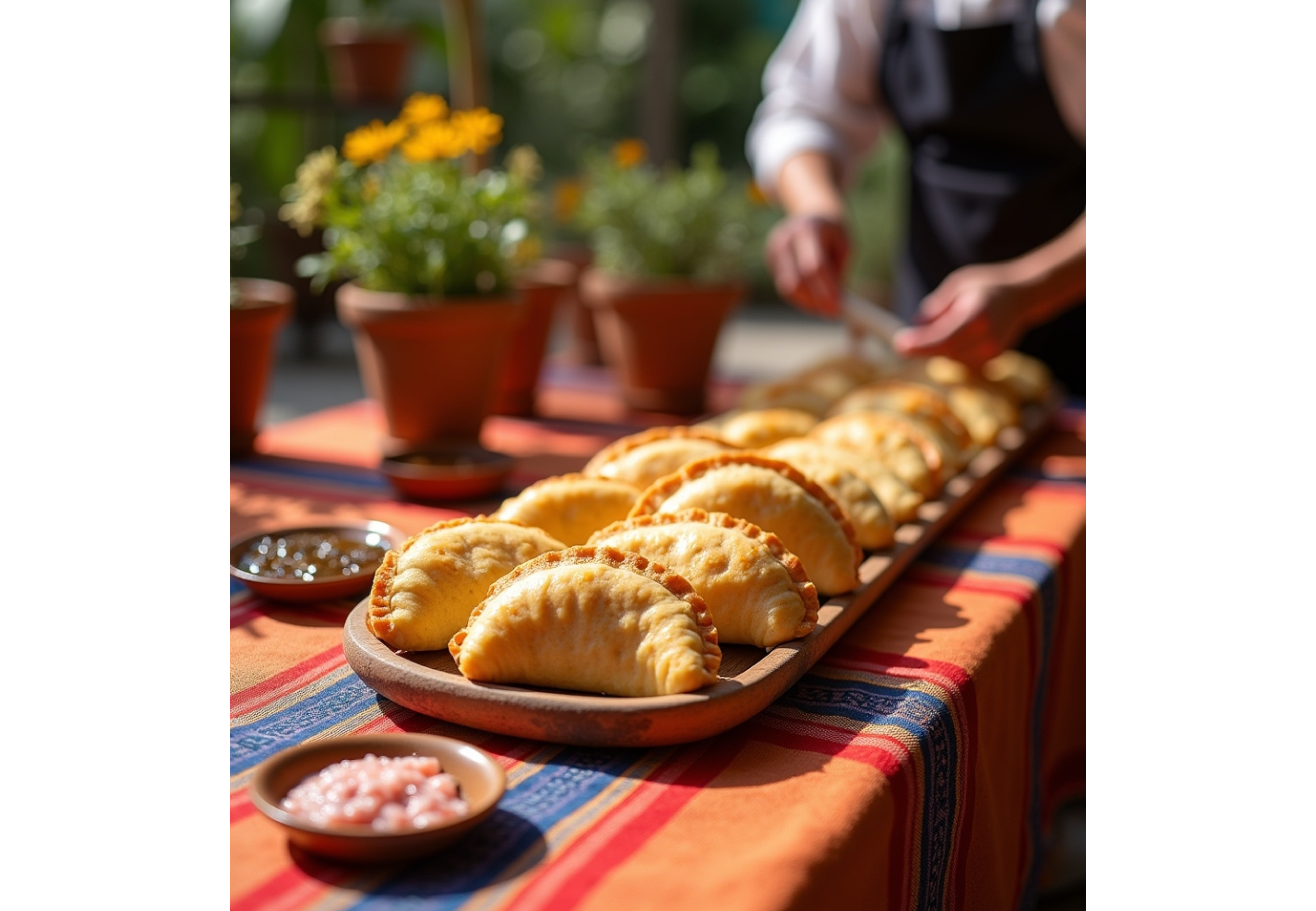 La masa de empanadas es muy sencilla de hacer.