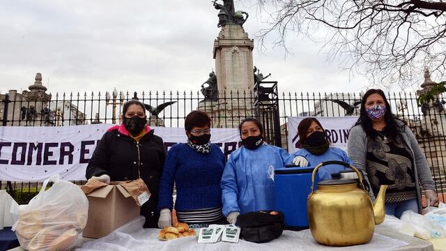 Reclamo de asistencia a comedores porteños
