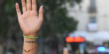 Marcha Ni una Menos dia de la mujer 8 M en Río IV ( Tomas Fragueiro / La Voz)