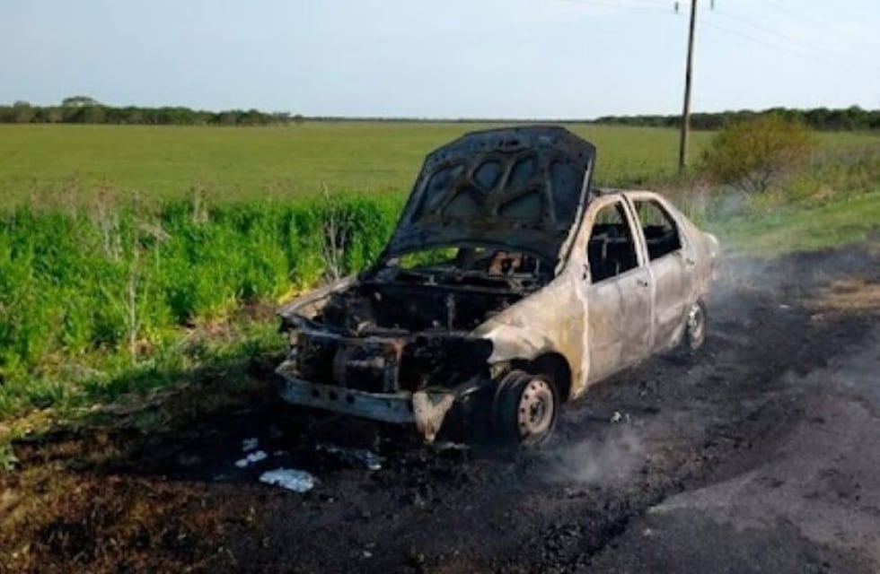 Incendio en la Ruta Nacional N°14 dejó con lo puesto a una familia que tenía como destino Montecarlo