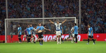 Belgrano marcó mal y un Independiente Rivadavia más práctico se puso 2 a 0 arriba en el marcador (Foto: Javier Ferreyra).