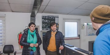 Rescate en Glaciar Martial: Yésica Garay se reunió con Defensa Civil Municipal y destacó su participación en la Comisión de Auxilio