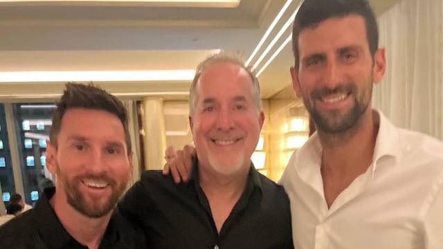 Messi y Djokovic juntos cenando en Nueva York (Jorge Mas)