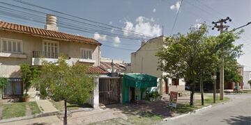 La casa que se incendió, en barrio General Paz.