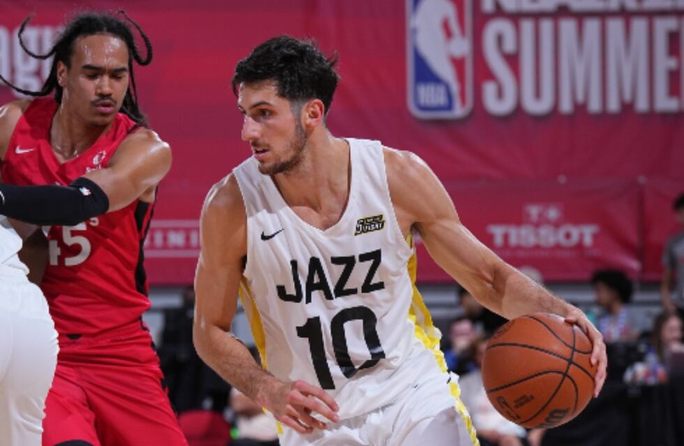 Leandro Bolmaro jugó su mejor partido de la Summer League para Utah ante Toronto