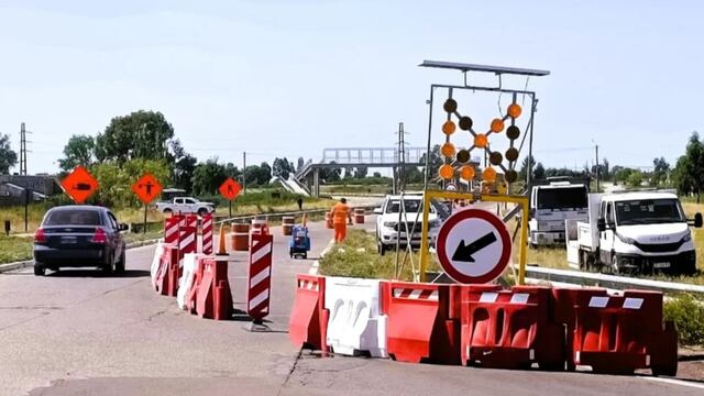 Habilitan un desvío en la autopista Punta Alta - Bahía Blanca.