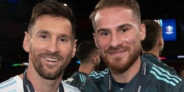 Lionel Messi y Alexis Mac Allister.