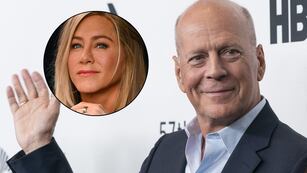 Jennifer Aniston y Bruce Willis.