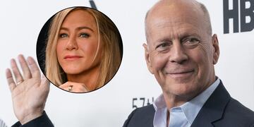 Jennifer Aniston y Bruce Willis.
