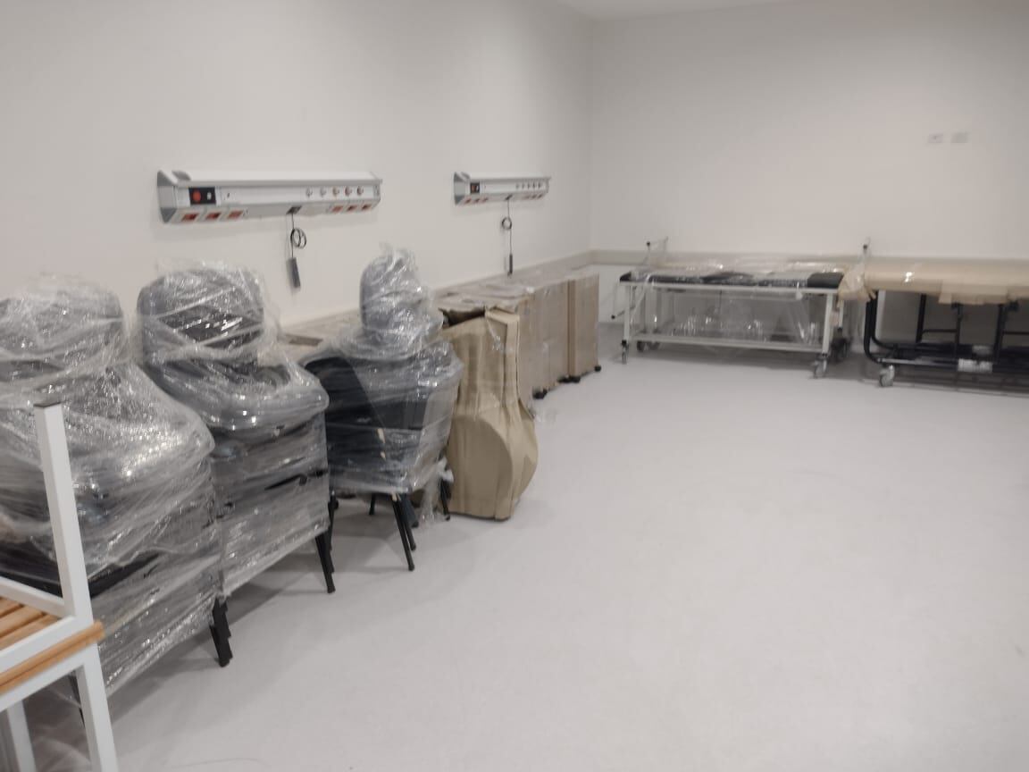 Llevan el equipamiento al nuevo Hospital de Rafaela