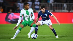 La Academia y su visita a Nacional, en Medellín. (Prensa Racing)