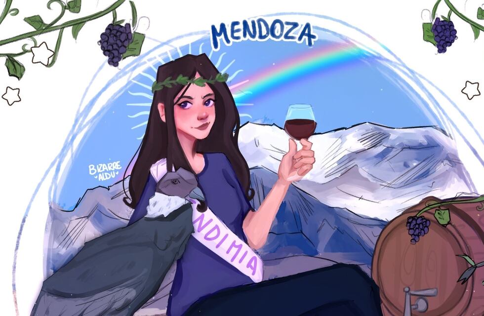 Una joven “humanizó” a Mendoza a través del arte y fue furor en las redes