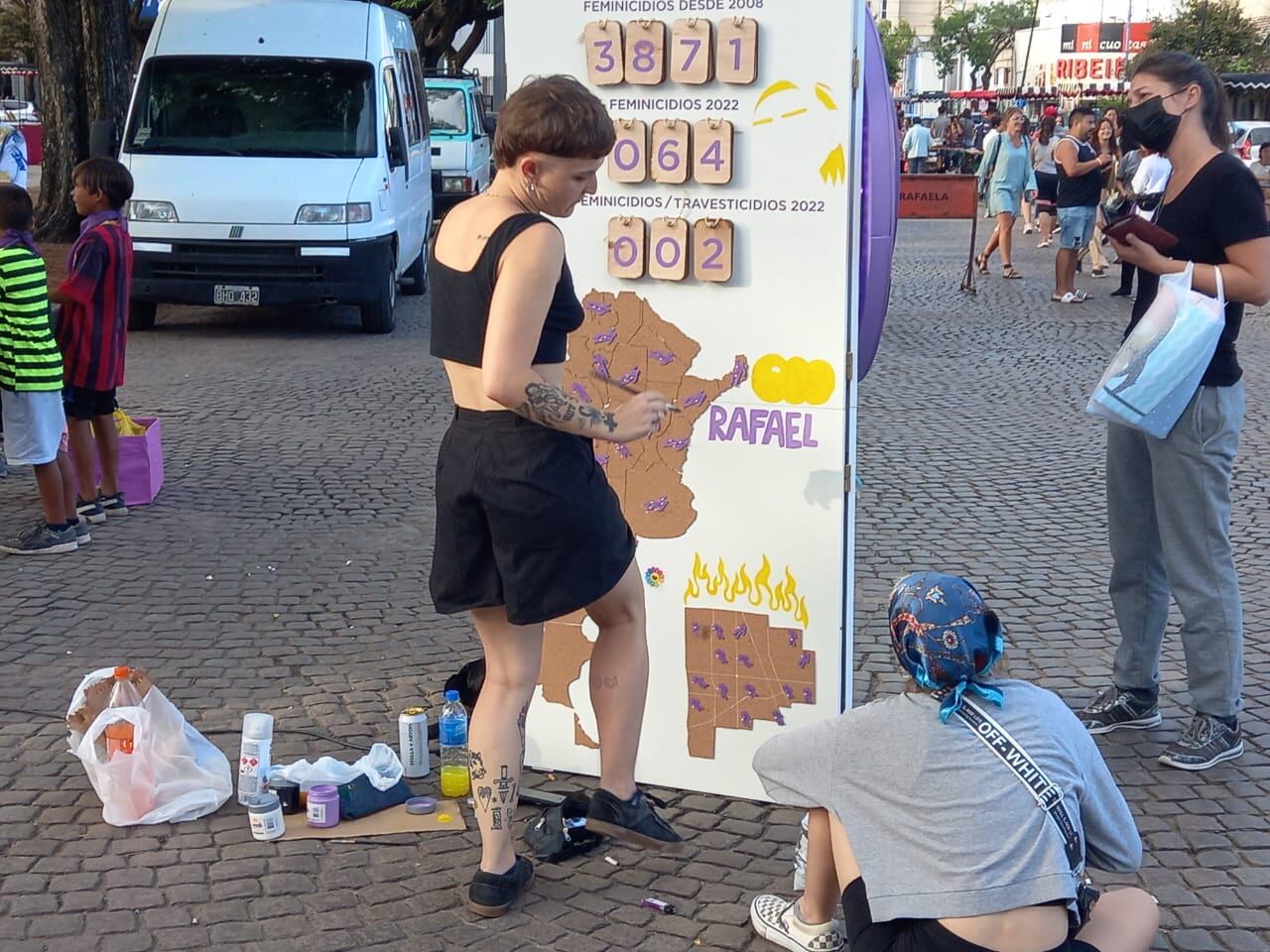 Marcha por el 8M en Rafaela