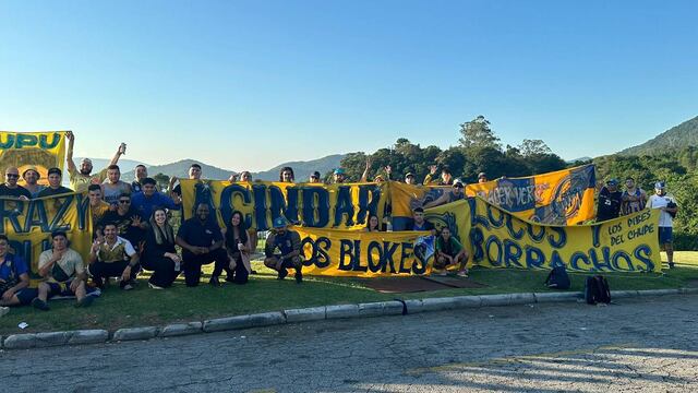 La comitiva de la Academia llegó a destino el día antes del primer partido de visitante.