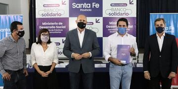 Presentación del programa Banco Solidario (Gobierno de Santa Fe)