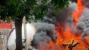 Un avión privado con pasajeros que venía de Punta del Este se estrelló en el aeropuerto de San Fernando