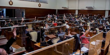 Votación en la Legislatura de Jujuy