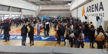 Más de 2000 jóvenes en la apertura del evento.