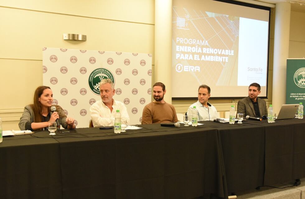 Presentaron dos planes provinciales de energías renovables en Rafaela