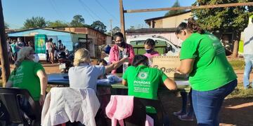 Hoy se llevaron adelante operativos de salud y vacunación en diferentes barrios