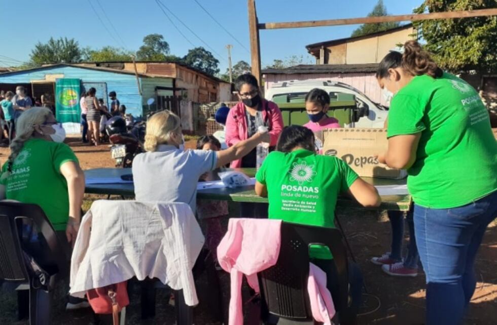 Hoy se llevaron adelante operativos de salud y vacunación en diferentes barrios