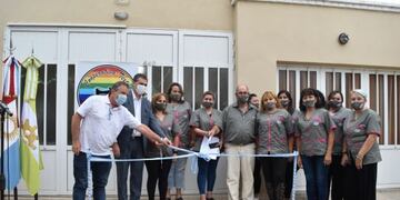 Inauguración de la Cooperativa textil en Brinkmann