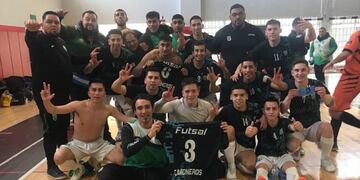 El conjunto riograndense le ganó 4-2 a Camioneros de Ushuaia. Foto: MZL Deportes.