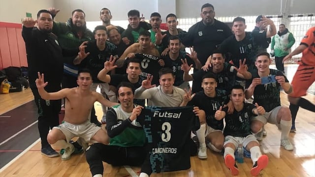El conjunto riograndense le ganó 4-2 a Camioneros de Ushuaia. Foto: MZL Deportes.