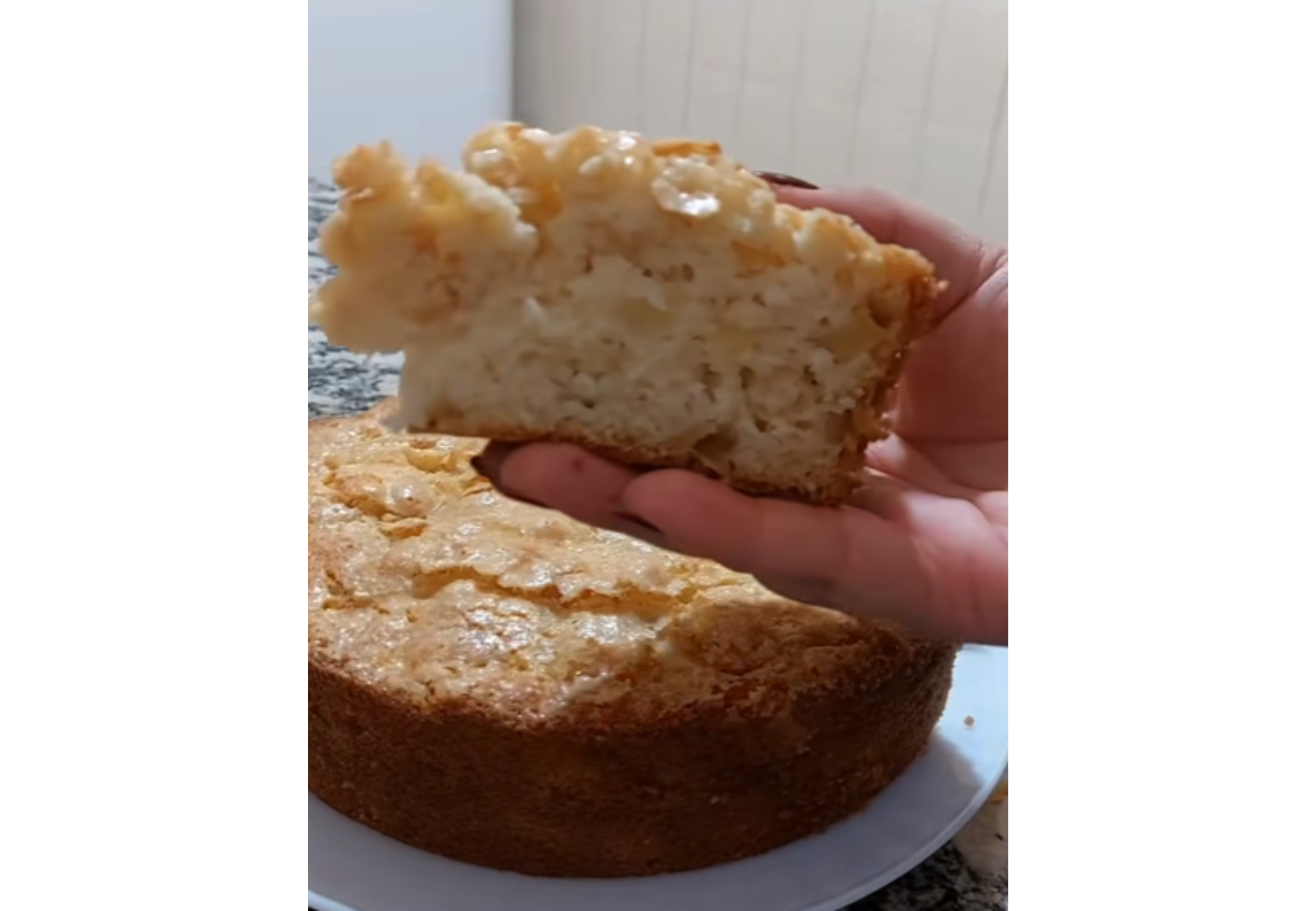 Bizcochuelo súper húmedo de manzana.