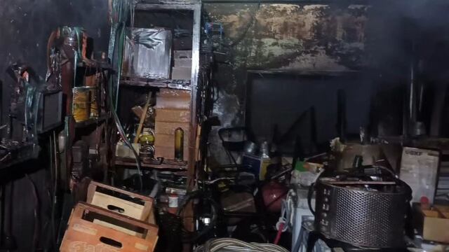 Incendio en vivienda en Arroyito