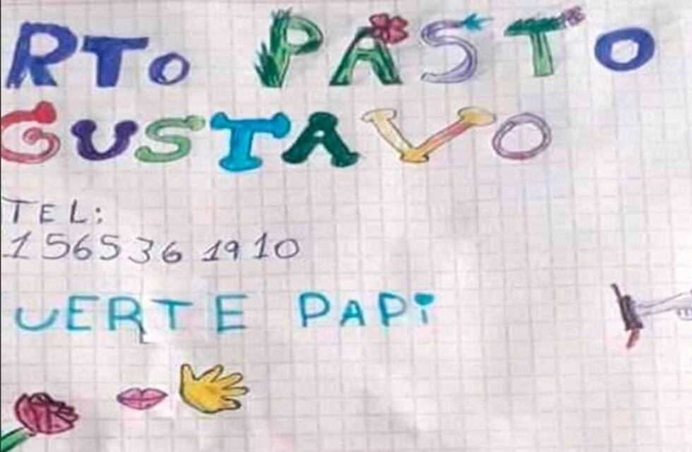 Una nena de 8 años hizo un dibujo para ayudar a su papá a conseguir trabajo y se viralizó