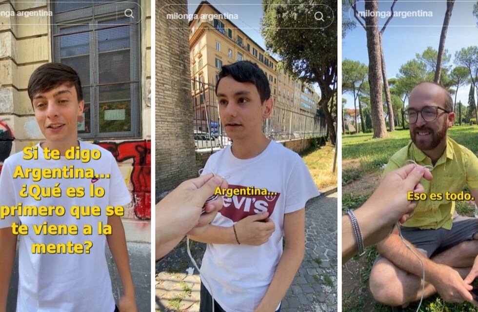 Le preguntó a italianos por lo que se les viene a la mente cuando les dicen Argentina y las respuestas enloquecieron Tiktok