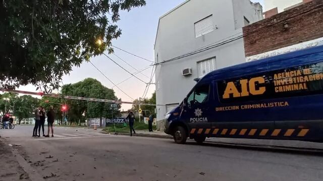 La Agencia de Investigación Criminal peritó en el lugar