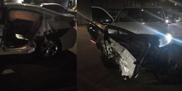 Grave accidente en Posadas entre una camioneta y un patrullero.